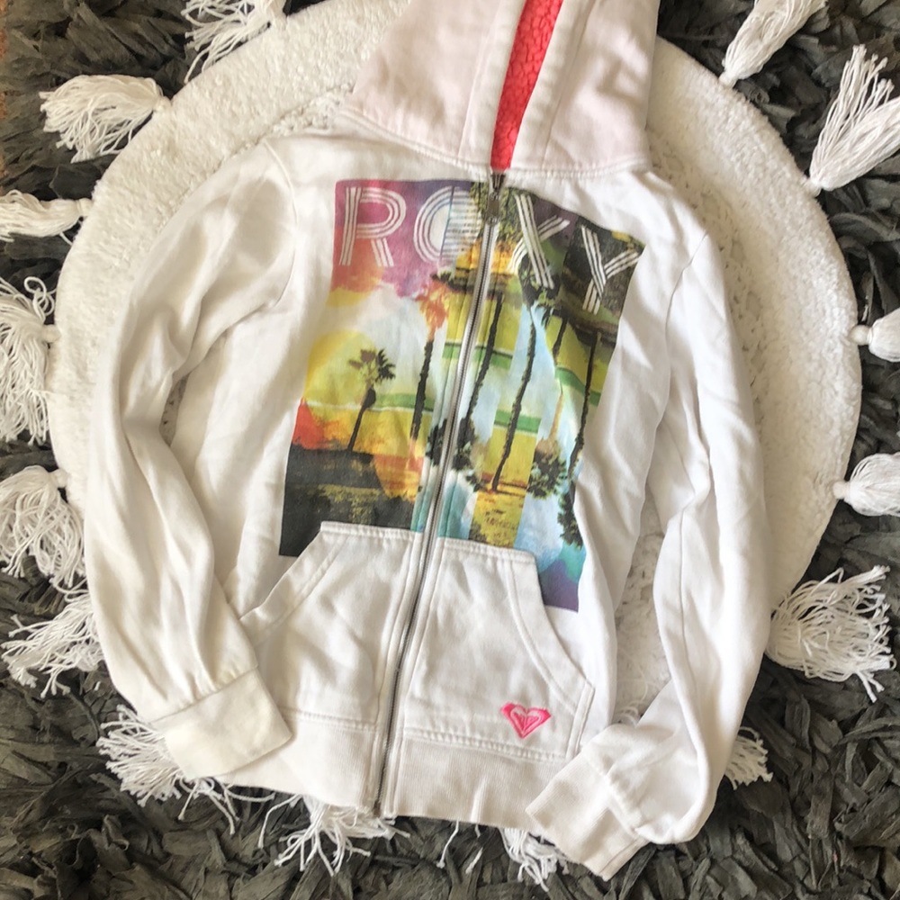 Girls Roxy Zip Up - Picture 2 of 6